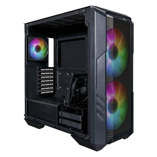 Gabinete COOLER MASTER H500-KGNN-S00 con Ventana ARGB - Midi Tower