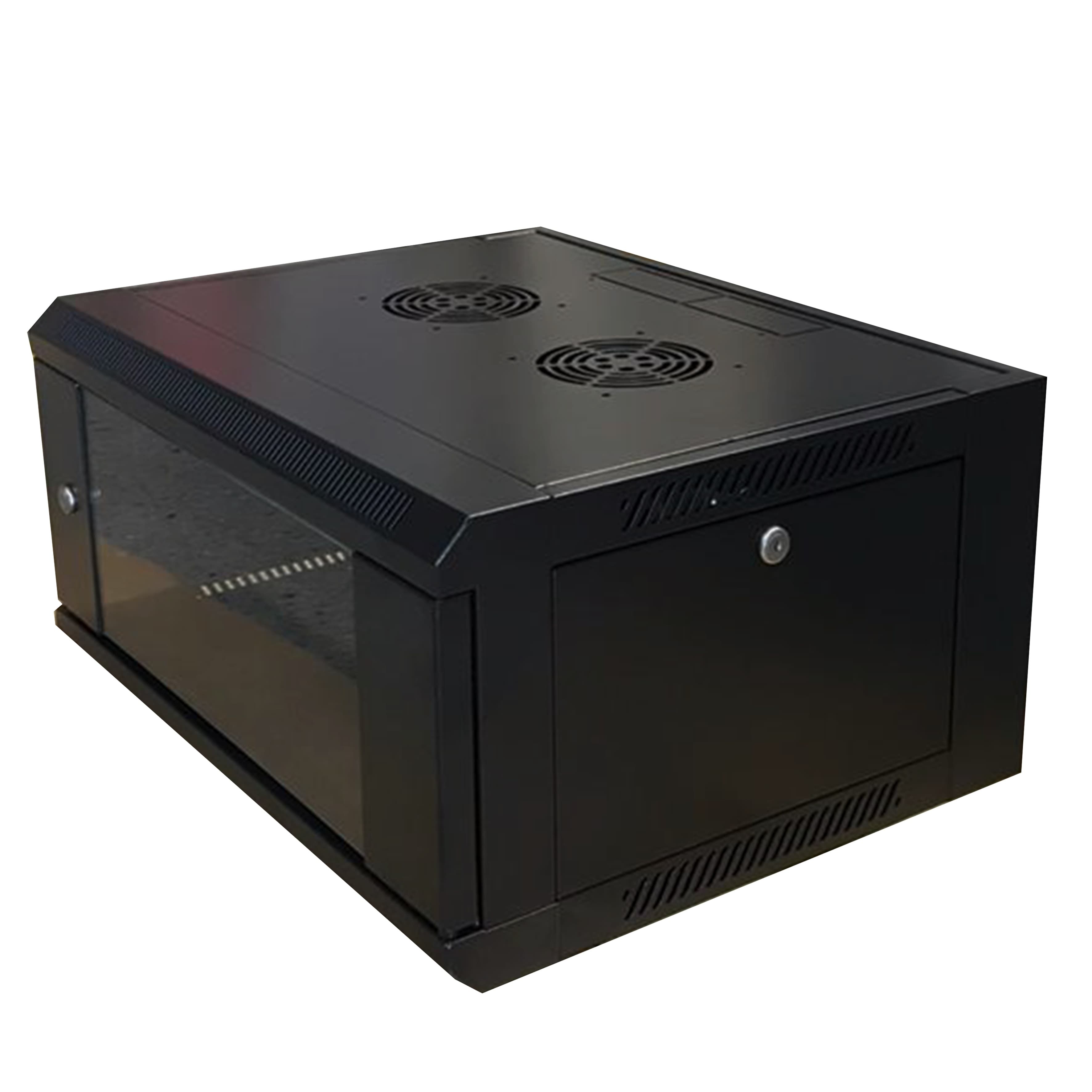 Gabinete de pared WAM-WC04-UR 19 acero al carbon - 4U, no equipado, color negro