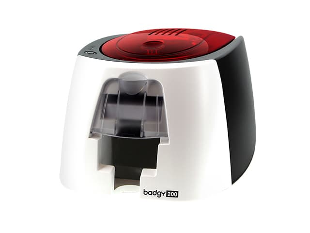 Kit Badgy EVOLIS BADGY200 - PVC, Negro, Rojo, Color blanco, Pintar por sublimación/Transferencia térmica, Kit de Credencializacion