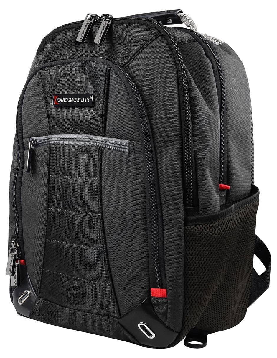 Mochila Swissmobility para laptop Olten 17 - 4 Compartimentos, Negro
