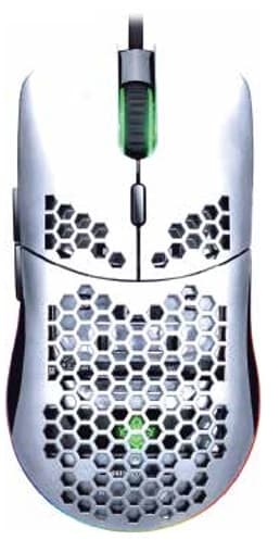 YEYIAN - MOUSE GAMER RGB LINKS SERIE 3000, BLANCO, SENSOR OPTICO LASER PIXART 3212DM, RESOLUCION HASTA 200DPI, BOTONES PROGRAMABLES, MOD. YMG-24311