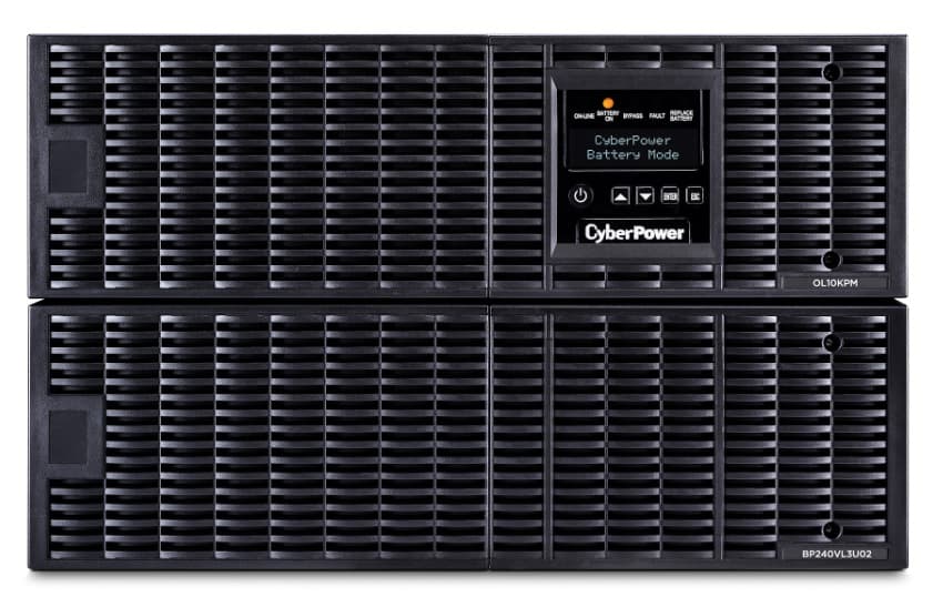 No Break Cyberpower OL10KRT 10000VA /10000W - Online Doble Conversión, 200 - 240 Vac / 200 - 240 Vac. Pantalla LCD