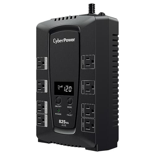 No-Break CyberPower CP825AVRLCDa - 825 VA, 450 W, 8 h, Hogar y Oficina