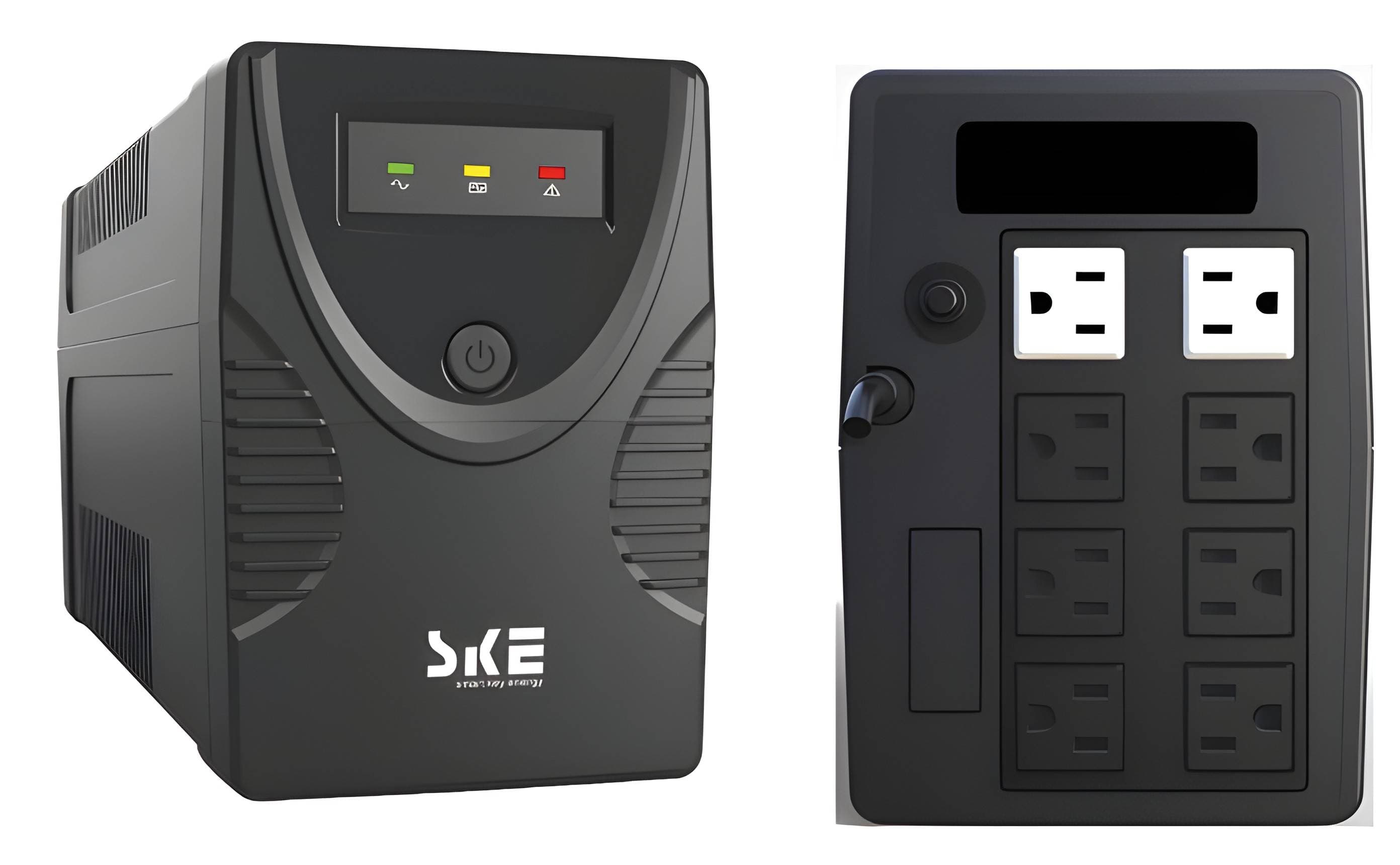 No Break Interactivo SKE Energy GP1000 1000va/600w - Color Negro y Gris, Voltaje de Entrada y Salida 120V