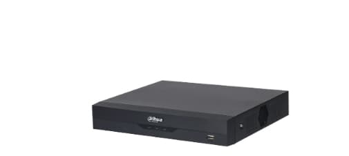 DAHUA NVR2104HS-P-I2 NVR 8 Mp 4k 4ch IP WizS 4 ch Poe H265+ Rendi 80 Mbps HDMI VGA 1 Ch Recono Facial SMD+ 1 Bahía DD 10 TB -