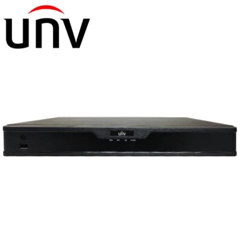 NVR 8MP 16 Ch / 16 POE UNV (NVR302-16S2-P16) Capacidad 2 Discos Duros hasta 10 TB c/u -