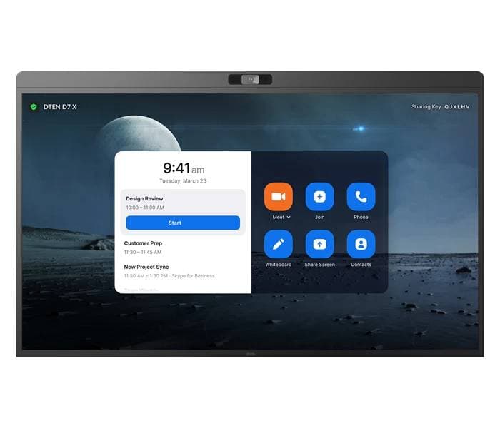 Pantalla Interactiva DTEN DB71475E (D7-X 75 Windows Edition) Ultra Hd 4K Led De 75 pulgadas -