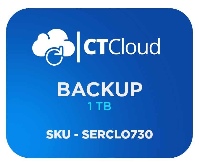 Backup en la Nube CT Cloud NCBU1TB - Servicio de Nube, 1 TB