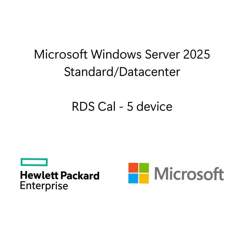 LTU de Microsoft Windows Server 2025 con servicio de escritorio remoto 5 dispositivos CAL WW -