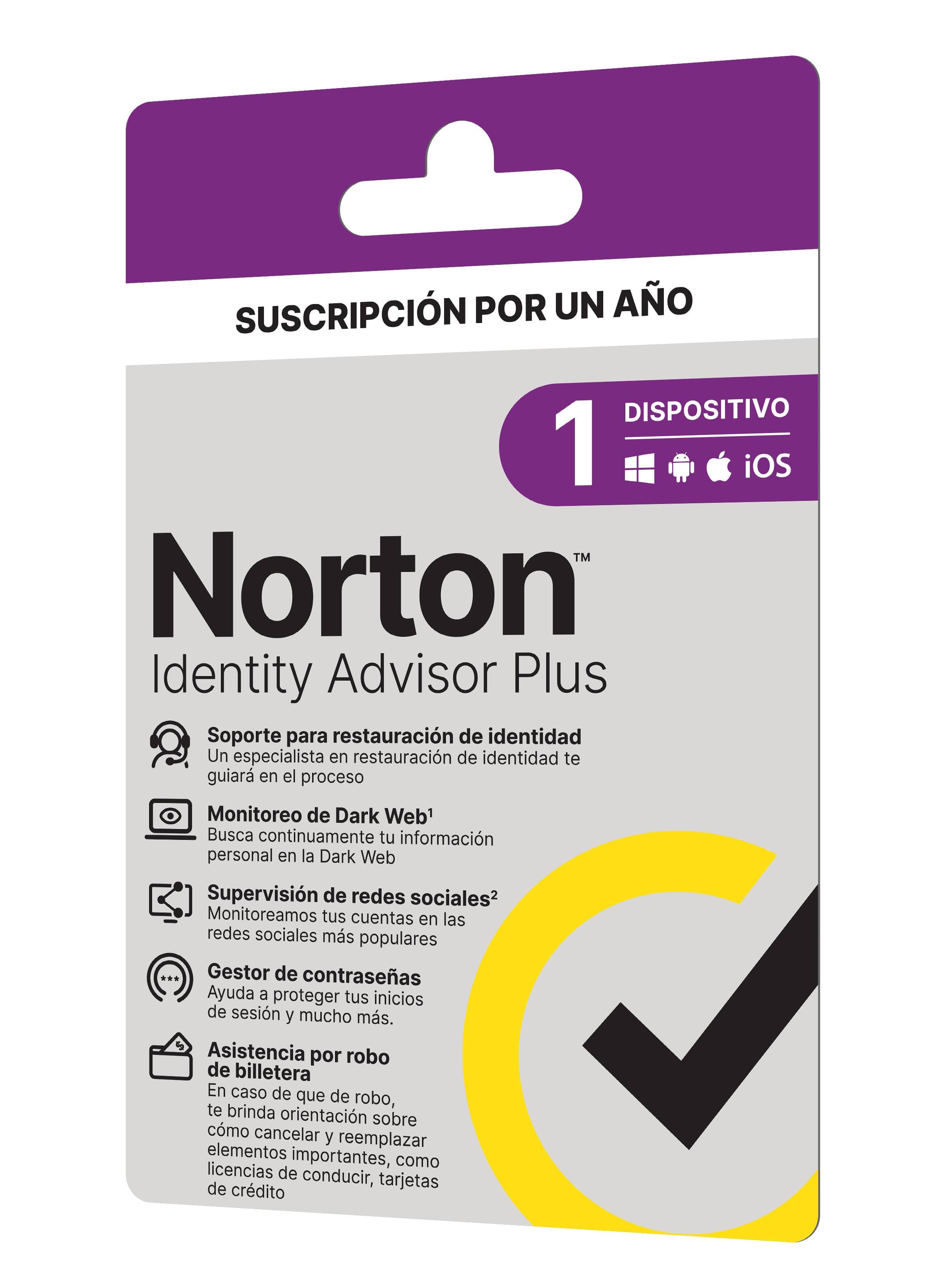 Antivirus NORTON 214432701 - Antivirus, 1 licencia, 1 Año(s)