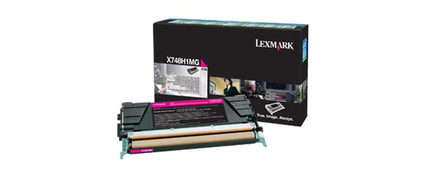 Cartucho tóner LEXMARK - 10000 páginas, Magenta, Laser, Negro